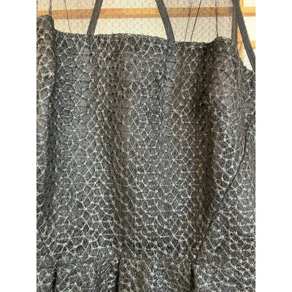 NWT Eva Franco Women’s Black Illusion Top Cocktail Dress, Size 4 MSRP $265 - Picture 3 of 14